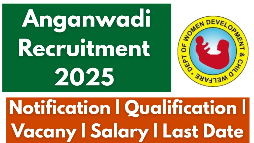Anganwadi Recruitment 2025