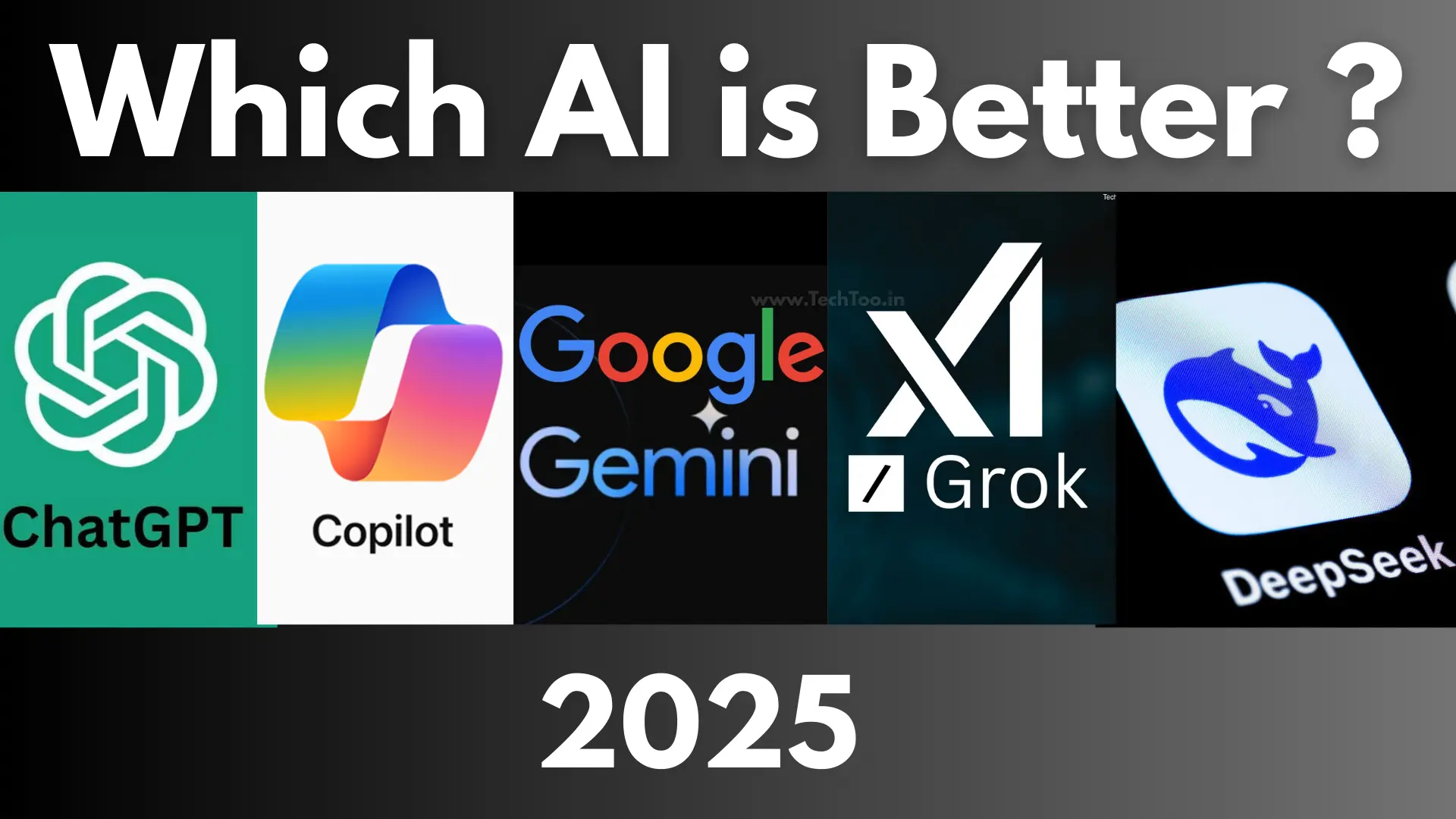 ChatGPT vs DeepSeek vs Copilot vs Gemini vs Grok AI
