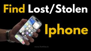 Lost or Stolen iPhone
