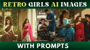 Retro Girls AI Images