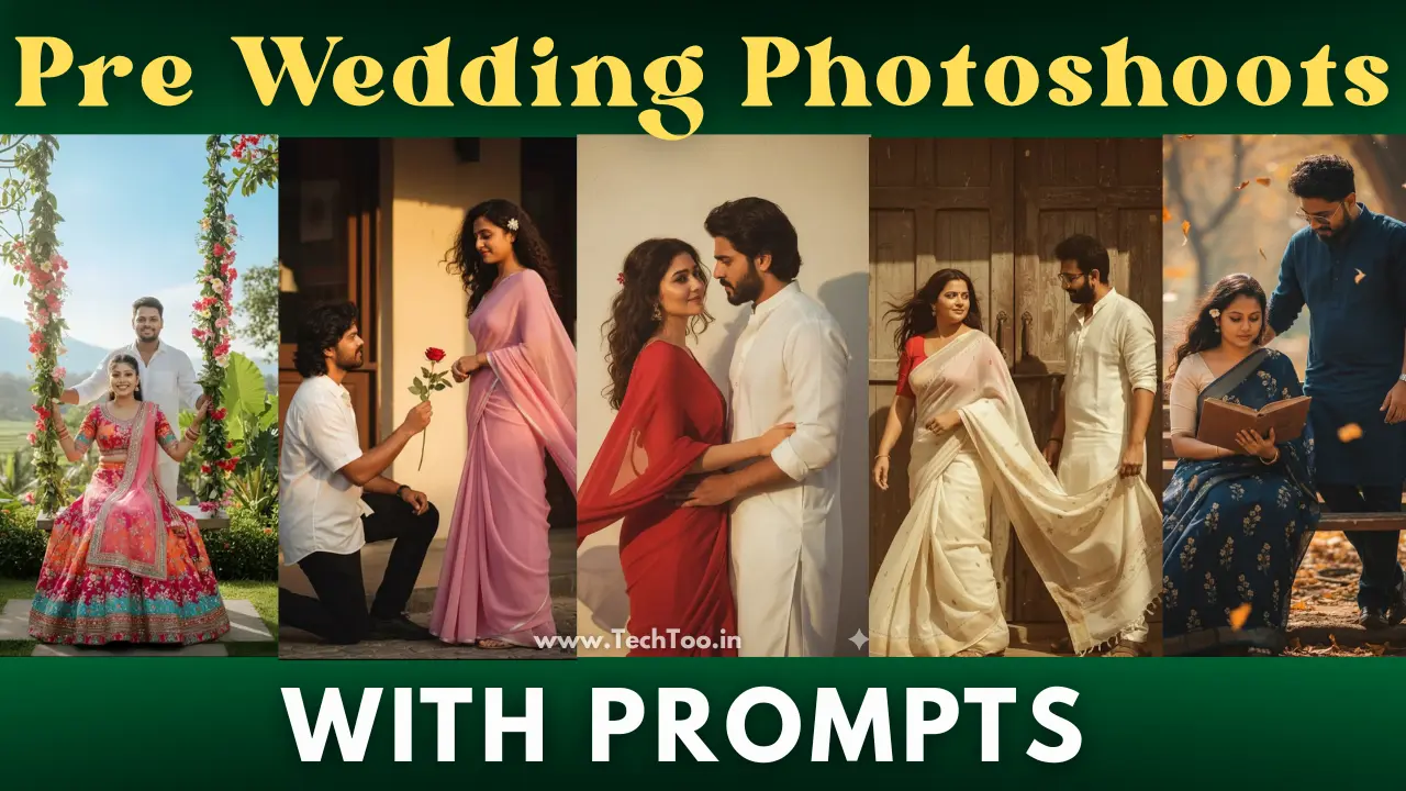 Gemini Prompts for Pre Wedding Photoshoots