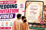 Wedding invitation video