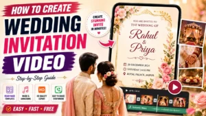 Wedding invitation video