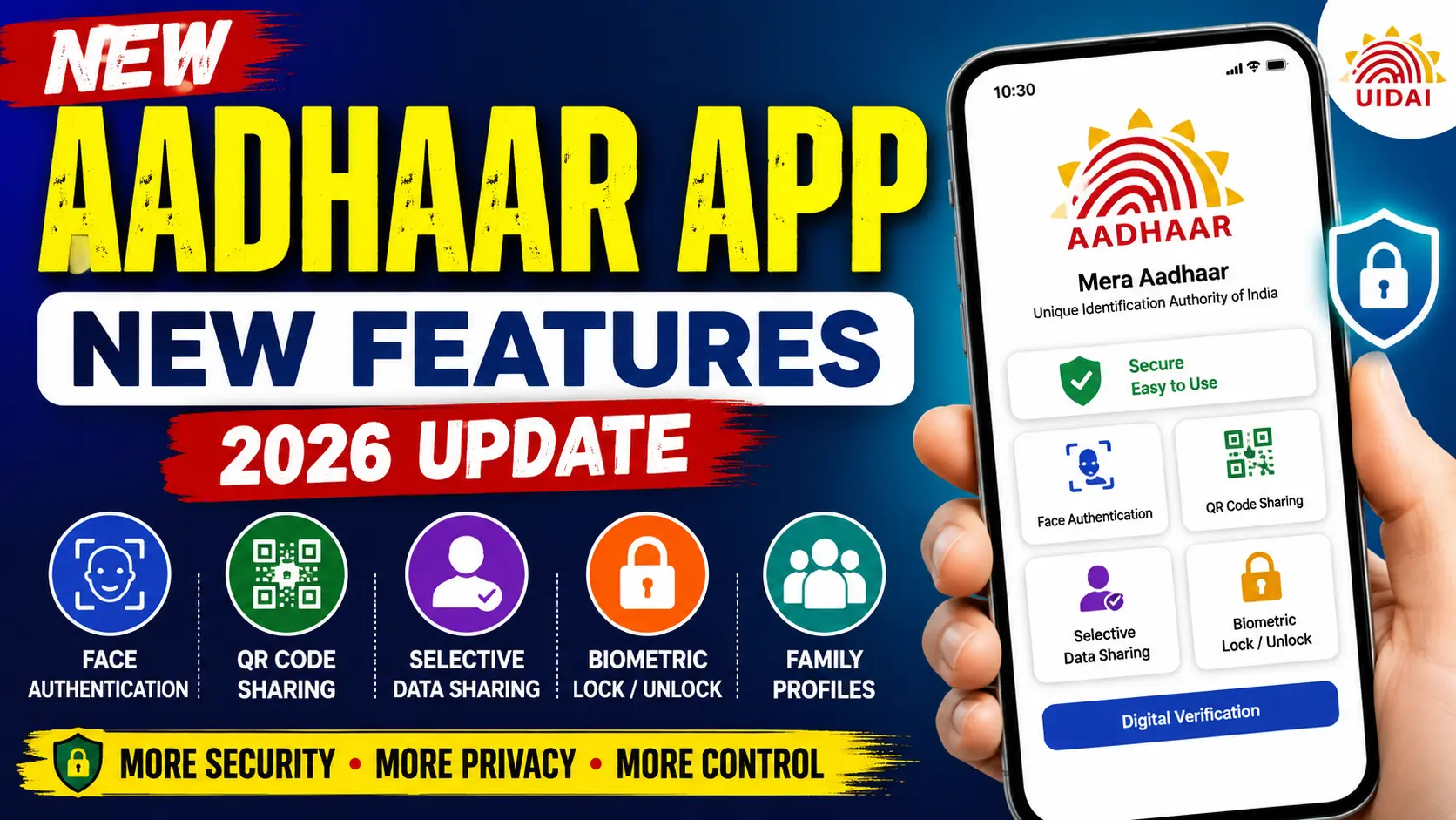 Aadhaar App New Features